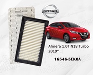 Air Filter Nissan Almera 1.0T N18 Turbo 2019~ Fourth generation 16546-5EK0A PENAPIS UDARA