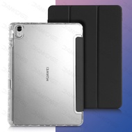 เคสสำหรับ HUAWEI MatePad 11.5 นิ้ว ปี 2025 และ MatePad 11.5S พร้อมช่องใส่ปากกา ด้านหลังแบบใส