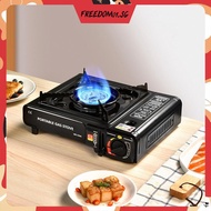 Portable Butane Camping Stove with Safety Lock Automatic Ignition Gas Stove Camping Butane Stove for