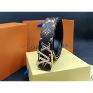 (With Packaging Box) 3.8CM  Suitable for Both Men and Women. LV Belt, Genuine Leather Belt, Couple Set Belt, Jeans Belt, Formal Couple Belt