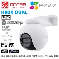 EZVIZ H80x 8MP+2MP 10MP Dual Lens Outdoor Smart Wi-Fi PT Camera 4K Ultra HD Waterproof CCTV WiFi Sec