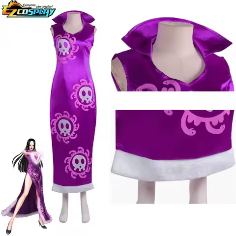 Costume de Cosplay reine Boa Hancock, robe Kimono Anime, cape Cheongsam pour femmes, ensemble Cheong