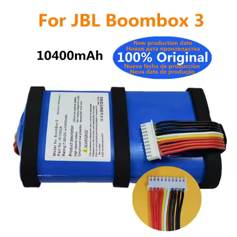 10400mAh New 100% Original Speaker Battery For JBL Boombox 3 Boombox3 Special Edition Bluetooth Audi