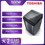 Toshiba 15KG SDD Inverter NANO Wash Washing Machine AW-DG1600WM(SK) | Washer | Mesin Basuh