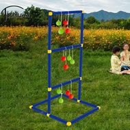 tachiuwa Ladder Ball Toss Game Set with Ball Bolas, Golf Toss Set, Ladder Toss Outdoor Game Set for 