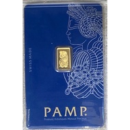 GOLD BAR 999.9 PAMP SUISSE 1G