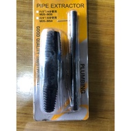 Set of Screws with 2 Broken Screws, Reverse Thread Taps, Broken Water Pipe Thread Removal Taps