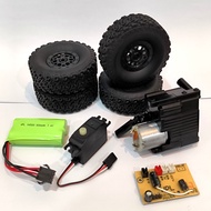 Spare parts rc car WPL C54 C54-1 li ion battery 7.4v 500mAH socket SM plug 4p board XX 532R servo 25