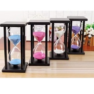 10 Minute Wooden Hourglass Box Decorative Hour Glass Timer