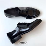 COSMOS SHOES รองเท้าหนังผูกเชือก ทรง Oxford รุ่น Balmoral Cap Toe Oxford มีเบอร์ใหญ่สุด 48