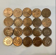 70年伍角5角五角硬幣A級品絶版稀少，阿爸珍藏的錢幣大清倉