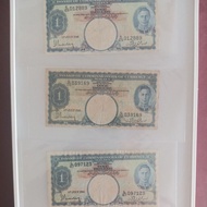 1dollar Malaya 👑 king condition (F) dirty got tear hole,no cod