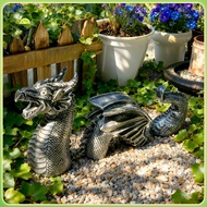Weatherproof Dragon Figurine Weather-resistant Dragon Statue Dragon Garden Statue Weatherproof Outdo