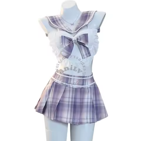 AniLV Japanese Anime Student Girl School Uniform JK Sailor Outfits Cosplay Costumes