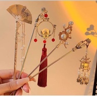 New Chinese Style Hairpin Female 2023 High-End Style Hairpin Classy Hanfu Cheongsam Hairpin Classy Hanfu Cheongsam Hairpin Hair Accessories Classy Hanfu Cheongsam Hairpin Hair Accessories 3.02