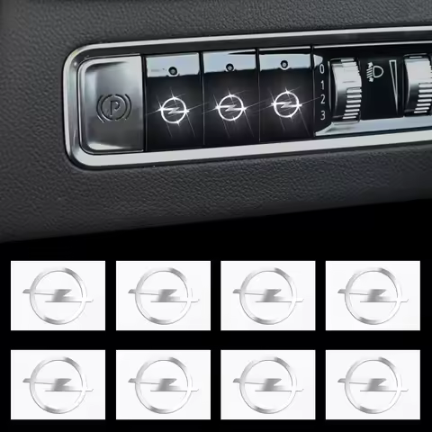 2/5/10pcs Car 3D Metal Stickers Auto Logo Decals Styling For Opel insignia Astra H G J Antara vectra