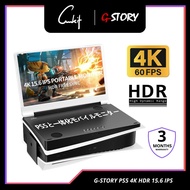 【 11.11 SALE 】G-STORY PS5 4K HDR IPS Portable Monitor 4K 60hz Gaming Monitor 60fps Portable PS5 Moni