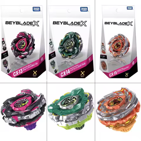 Takara Tomy Bey X CX-13 Starter Bahamut Blitz BK1-50I CX-14 Knight Fortress GV8-70UN CX-15 Booster R