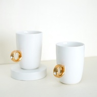 Gold Ring Ceramic MUG/Wedding Souvenir/MUG Gift-016