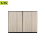 ตู้แขวนบานเปิดคู่ รุ่น BRIX W80 x D32.2 x H60CM.STARMARK