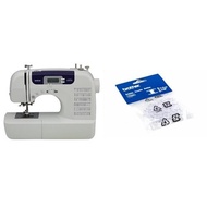 Brother cs6000i 60-Stitch Computerized Sewing Machine with Wide Table &amp; Brother SA156 Top Load Bo...
