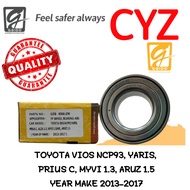 Front Wheel Bearing TOYOTA VIOS NCP93 YARIS PRIUS C MYVI 1.3 ARUZ 1.5 YEAR MAKE 2013-2017 Gaido X-Se