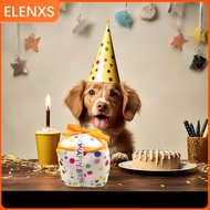 Squeaky Dog Toy Stuffed Cake Plush Toy For Toy Interactive EASY TO CLEAN Birthday Cake Resistant