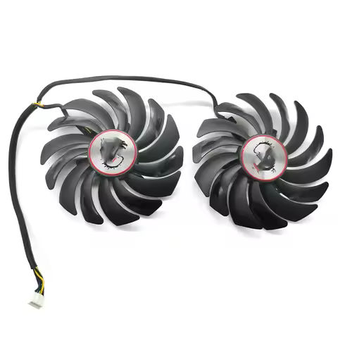 2Pcs/lot 95MM PLD10010S12HH Cooler Fan For MSI GTX 1060 1070 1080 TI RX 470 570 RX580 GAMING X GPU V