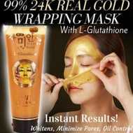 24K Gold Mask READY STOCK 24K GOLD MASK L-GLUTATHIONE KOREA Face Mask Day Night Mask