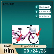 Bicycle Aluminum Rim 24-26  Inch Bike Rim