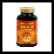 Omegacor Omega-3 Fish Oil 75 's, Omega 3, Heart Cholesterol Hypertension