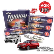 NGK IRIDIUM IX SPARK PLUG FOR PROTON NEW PERSONA , NEW SAGA VVT (4 PCS )100% ORIGINAL GENUINE PARTS 