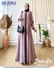 Zanita Dresses Maxi Dress Jubah Muslimah Hijabs Fashion Long Dresses Gamis Dress