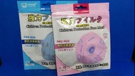 小童N95排氣閥口罩，4層厚料，滅菌包裝，N95及CE FFP2標準，BFE, VFE, PFE&gt;95%.藍色，粉紅色卡通圖案， 適合3－7歲， 只有2包。