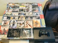 PS3 Super slim 250GB 主機連33隻正版Games連SONY PS3 藍光遙控器 (CECH-ZRC1T)全套不散買九成新