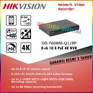 Ds 7608NI-Q1/8P HIKvision 8CH PoE Plug and Play