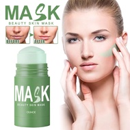 40g Green Tea Mask Stick Acne Blackheads Face Deep Cleansing and pore-tightening Smear Mask Mud