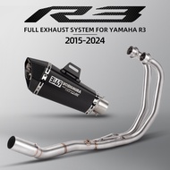For Yamaha R3 R25 MT03 MT25 2015-2024 Motorcycle Exhaust Full System Modify Yoshimura Muffler with D