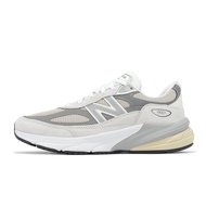 New Balance NB Casual Shoes 990 V6 Men's American Gray White Retro Sneakers [ACS] U990NC6-D