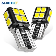 AUXITO 2Pcs W5W T10 Led Bulb 2835 Smd 194 168 Canbus Car Interior Dome Reading Mirror Trunk Light La