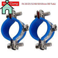 OTUINSG 1Pcs Round Hose Clamp, Fastener Hardware Nut Hoop Suspension Pipe Holder, Pipe Fitting PPR/P