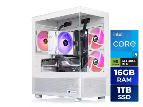 Thermaltake Lcgs Ne I1470-V170S Gaming Desktop (Intel Core I5-14400F, Nvidia Geforce Rtx 5070, 16Gb