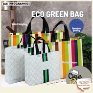 [DC] Goodies Document Work Eco Non Woven Beg-Bag Stationery Shopping Kalis Air Door Gift Perkahwinan