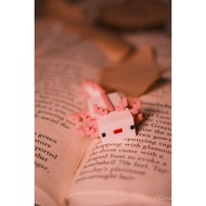 My World Minraft The same cute axolotl keychain backpack pendant birthday gift GDNH
