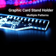 RGB Light Graphic Card Stand Holder PSU Light Rainbow Colors Light Board for Asus MSI Gigabyte ASRoc