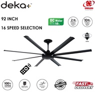 Deka+ DC Motor Ceiling Fan 72" TERRA 72/ 82" TERRA 82/ 92" TERRA 92 [ Optional Light Kit ]