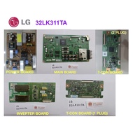 LG LCD TV LG 32LK311-TA 32LK311 TA Power Board EAX63985401 Main Board EAX64045802 Inverter T-Con MDK