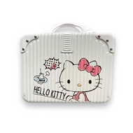 台灣正版授權三麗鷗SANRIO Hello Kitty 硬殼手提行李箱/化妝箱-白色 (平行進口)