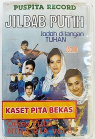 kaset pita bekas qosidah nasidaria jilbab putih