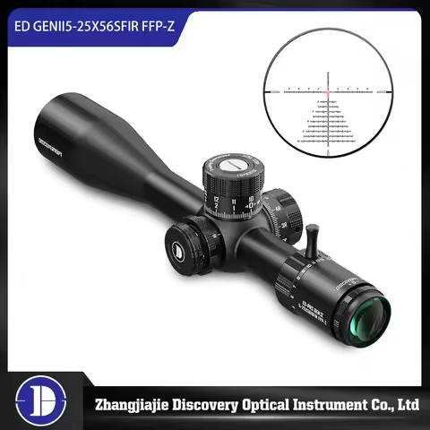 Discovery ED GenII 5-25X56 New Tactical Riflescope HD Illuminated Shockproof FFP Hunting Scopes Etch